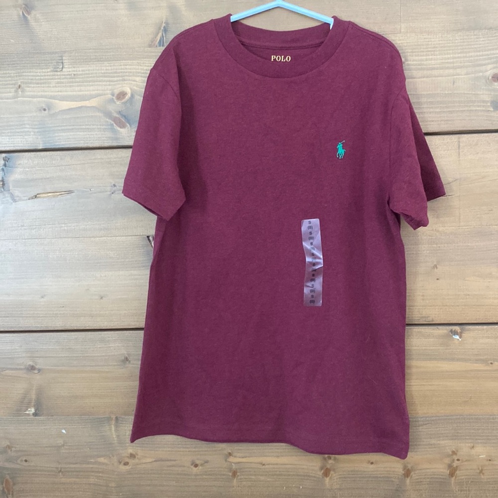 Maroon polo tee
